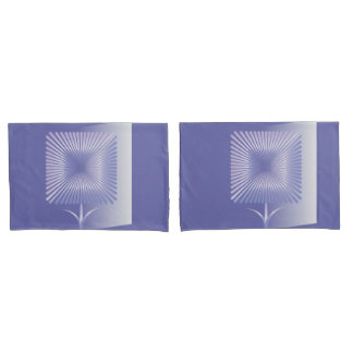 Flor quadrada violeta