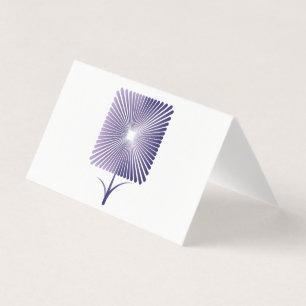 Flor quadrada violeta nb