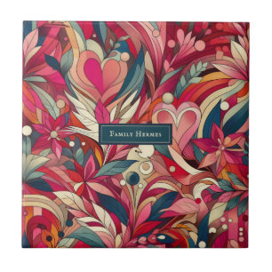 Flor rosa - Arte Morris