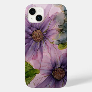 flor rosa e púrpura de álcool