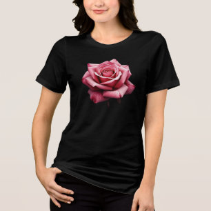 Flor Rosa Rosa Realista