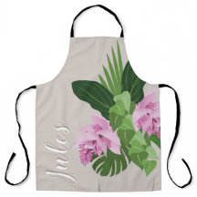 Flor rosa Tropical Medinilla em nome de Beige Vase