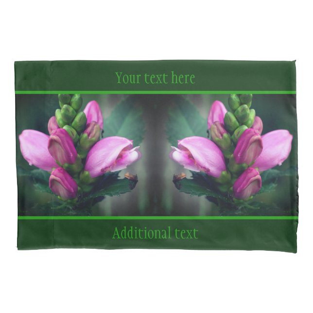 Flor Rosa Turtlehead Fechar Personalizado (Frente)
