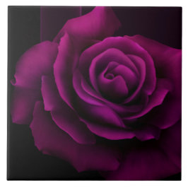 Flor Rosa vermelha Roxo-Gótica