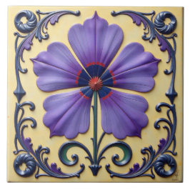 Flor Roxo de Cinco Pontos