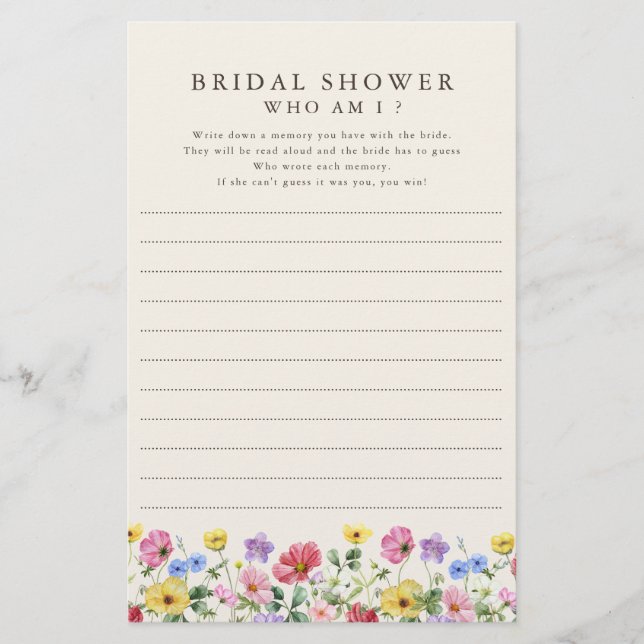 Flor Russo Chic Floral Que Sou Eu Jogo (Frente)