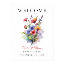 Flor Selvagem Bebê na Poster florada