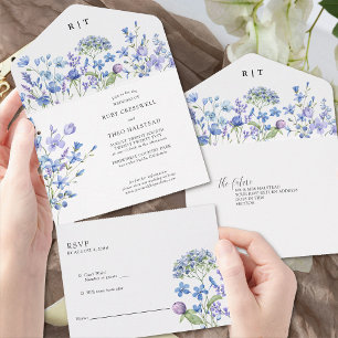 Flor Selvagem De Casamento Delicado Periwinkle Flo