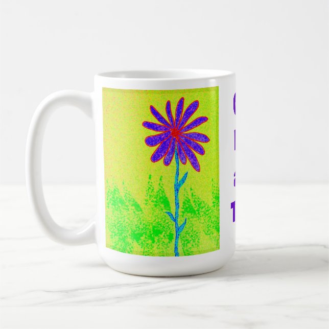Flor selvagem um dia em uma caneca do tempo (Esquerda)
