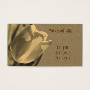 Flor Sepia Tulip Envelhecido