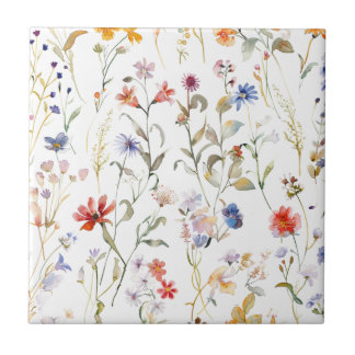 Flor silvestre de coloração aquosa