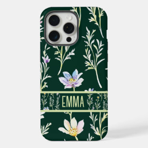 Flor silvestre de cor aquosa personalizada