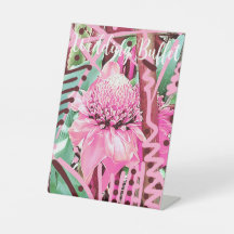 Flor tropical do Buffet de Casamento de Vida