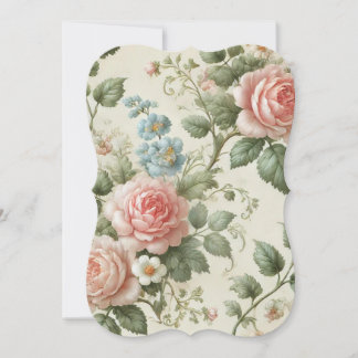 Flor Vintage: Placa Floral Elegante
