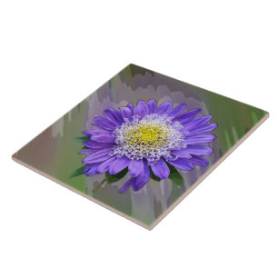 flor violeta azul