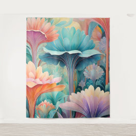 Flora 2 Pastel Floral Tapeçaria