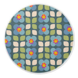FLORA BLUSH - Nódulo cerâmico floral