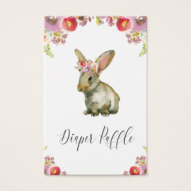 Flora Bunny Fralda Raffle (Frente)