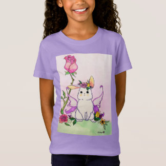 Flora da camiseta Lavanda Bitsy Bunnies