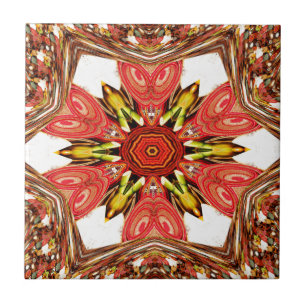 Flora de rabisco colorida coração estrela sem cost