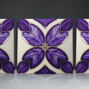 Floração de Jacarandá de Lisboa Inspirada no Art N