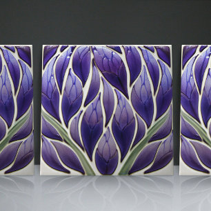 Floração de Jacarandá de Lisboa Inspirada no Art N