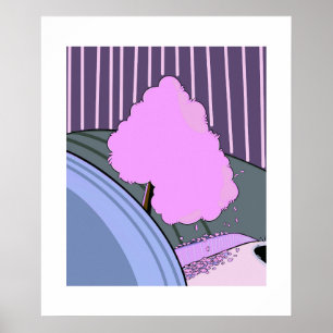 Floração de Primavera – Poster Sazonal Minimalista