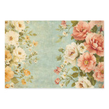 Florais Antigos Antiguidades Rosa Amarelo Shabby C