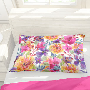 Florais de Primavera de Aquarela Pintados À Mão