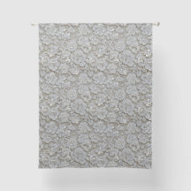 Florais de rendas brancas