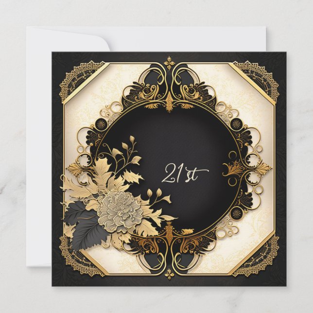 Florais detalhados e rendas (Frente)