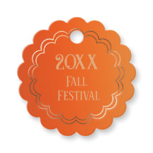 Florais do outono favorecem etiquetas