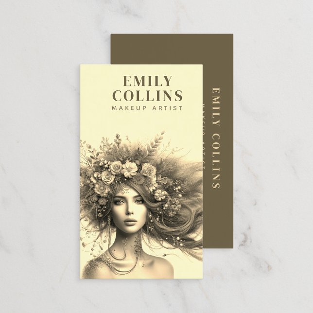 Florais Encantados - Cartão de visita do Artista M (Criador carregado)