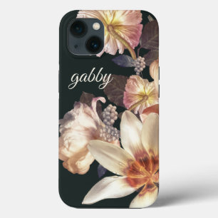 Florais Grandes Incorporados Modernos Texto pers