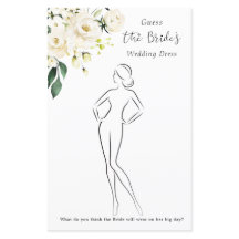 Floral Adivinha A Situação Do Jogo Do Chá de panel