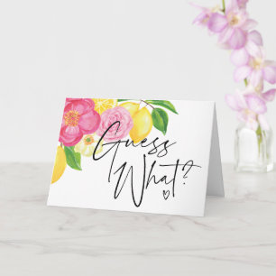 Floral adivinha o anúncio de gravidez à família