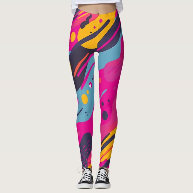Floral All-Over Print Leggings (Frente)