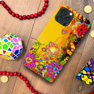 "Floral Amarelo" capas de iphone de Inspirivência