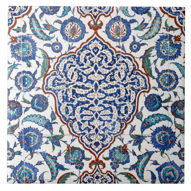 Floral Antigo Otomano Iznik (Frente)