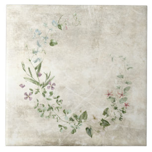 Floral Aquarela Rústica