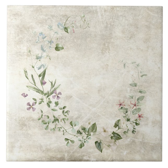 Floral Aquarela Rústica (Frente)