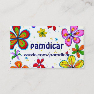 Floral Art Cartão de visita