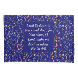 Floral Azul Cristão Personalizado