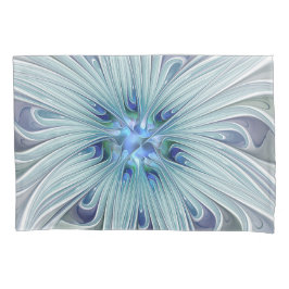 Floral Beauty Abstrato Modern Blue Pastel Flower