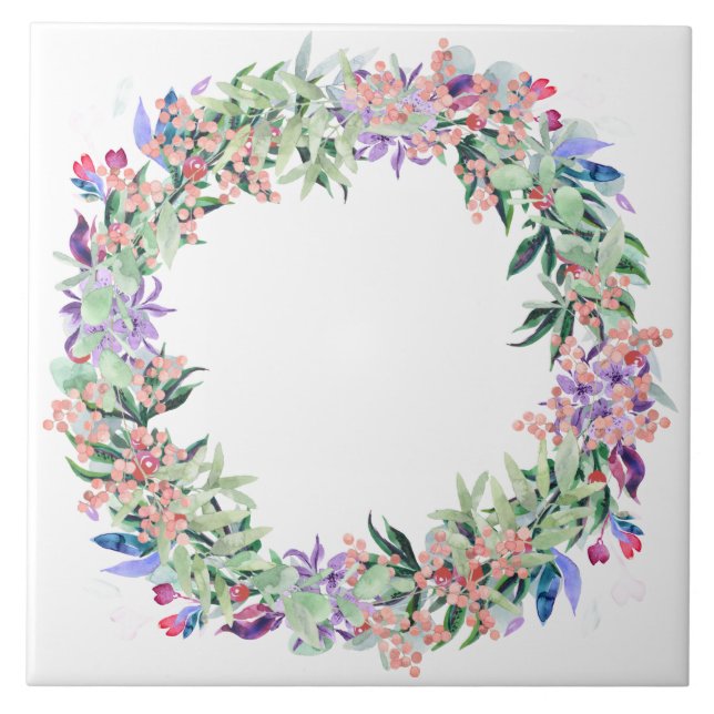 Floral Berries Wreath (Frente)