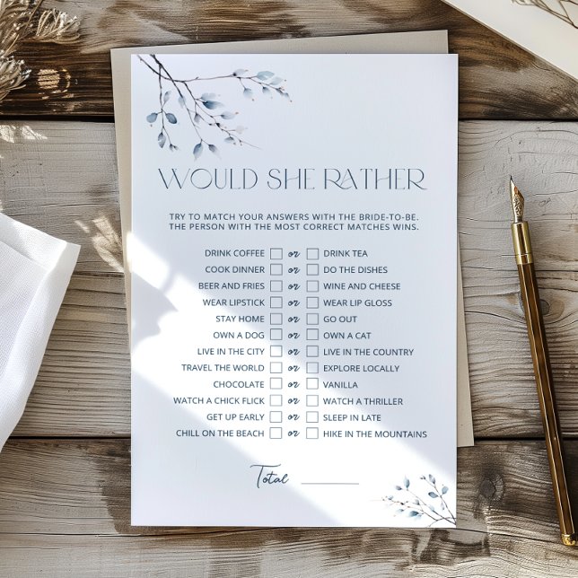 Floral Blue Chá de panela Ela Preferencialmente Jo (Criador carregado)