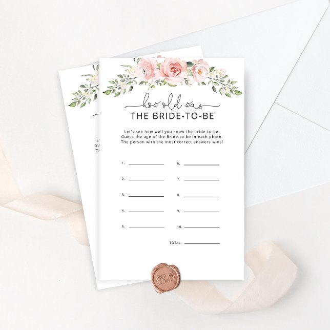 Floral blush Quantos anos tinha a noiva para ser o (Criador carregado)