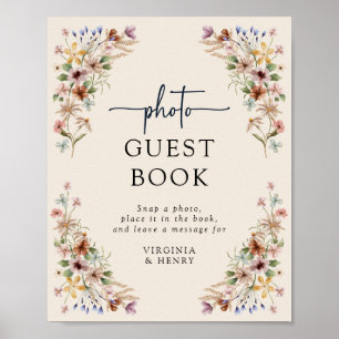 Floral Boho Guest Poster
