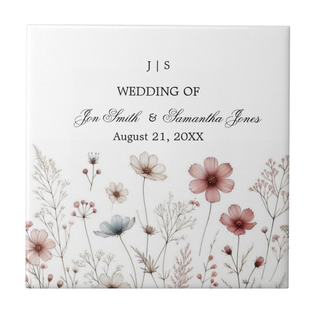 Floral boho simples (Frente)