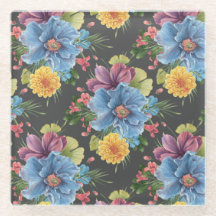 Floral bonito E Escuro